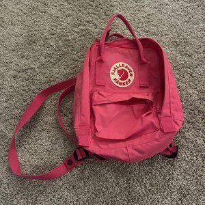 Authentic Fjallraven Kanken Mini Backpack (Flamingo Pink)